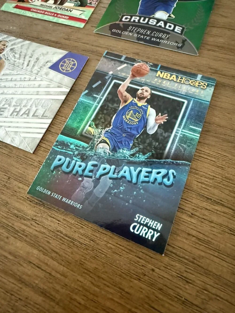 Michael Jordan & Stephen Curry Basketball Card Lot (6 Cards) – Panini, Upper Dec